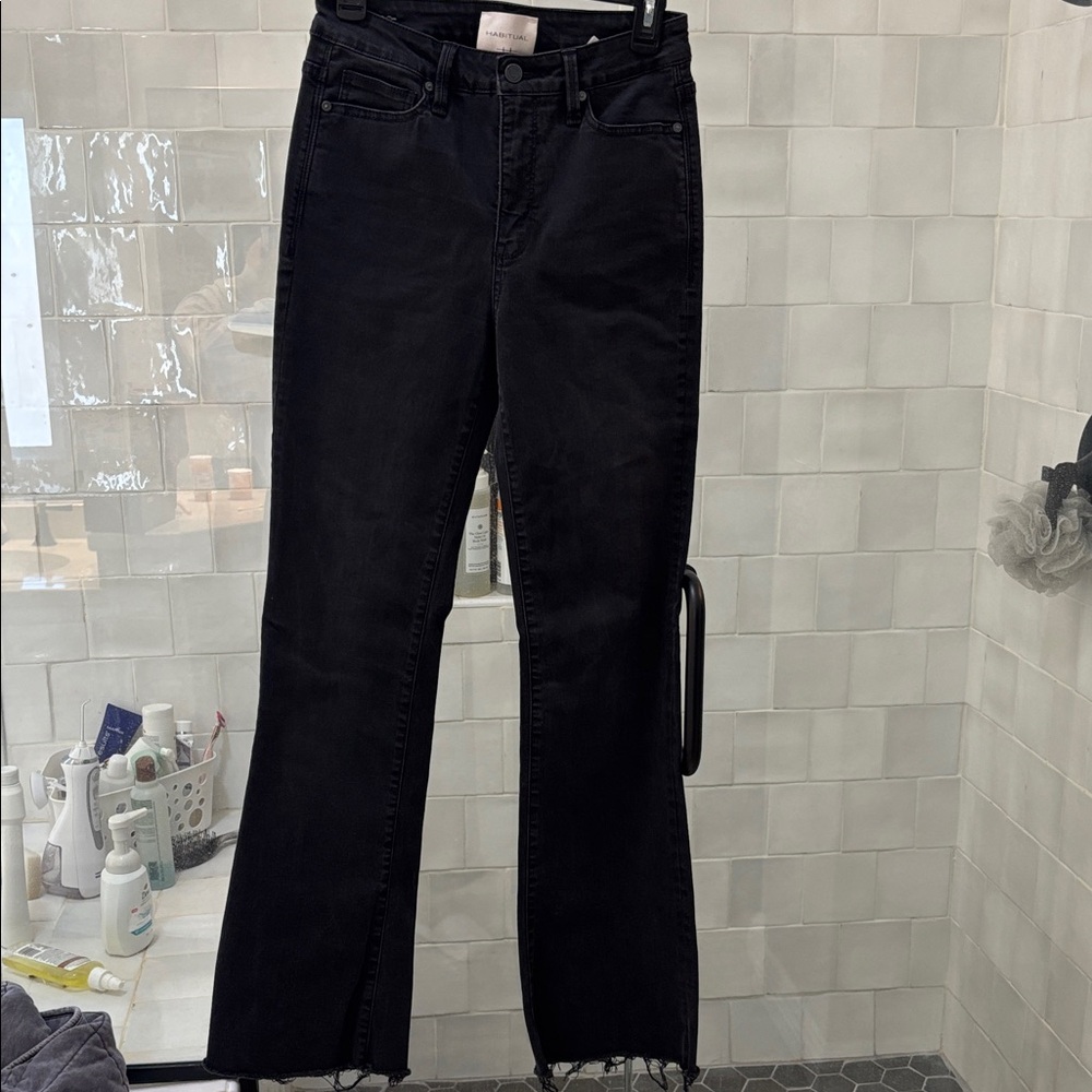 Habitual Black Flare Jeans